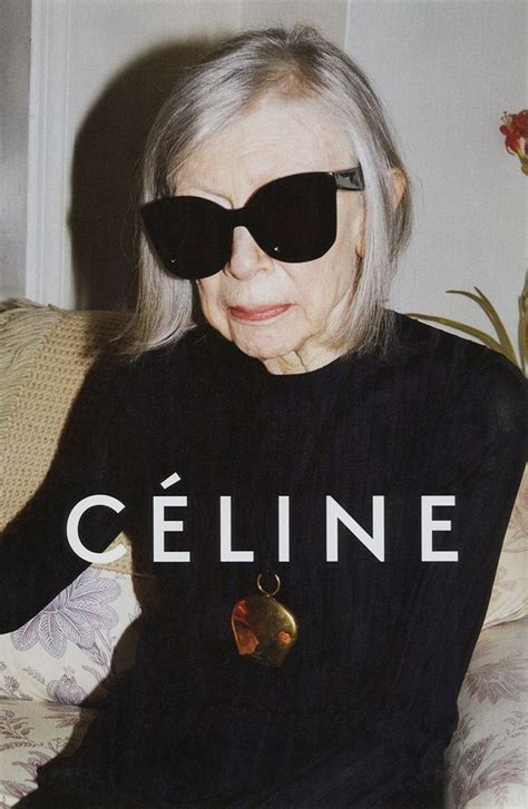 joan didion celine ad poster for sale|Joan Didion skirts.